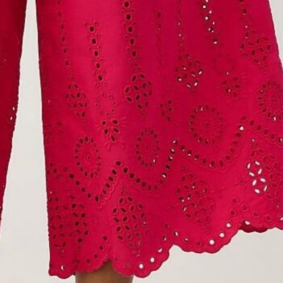 Brand New By Anthropologie Wide-Leg Eyelet Crop Pants - Picture 7 of 7
